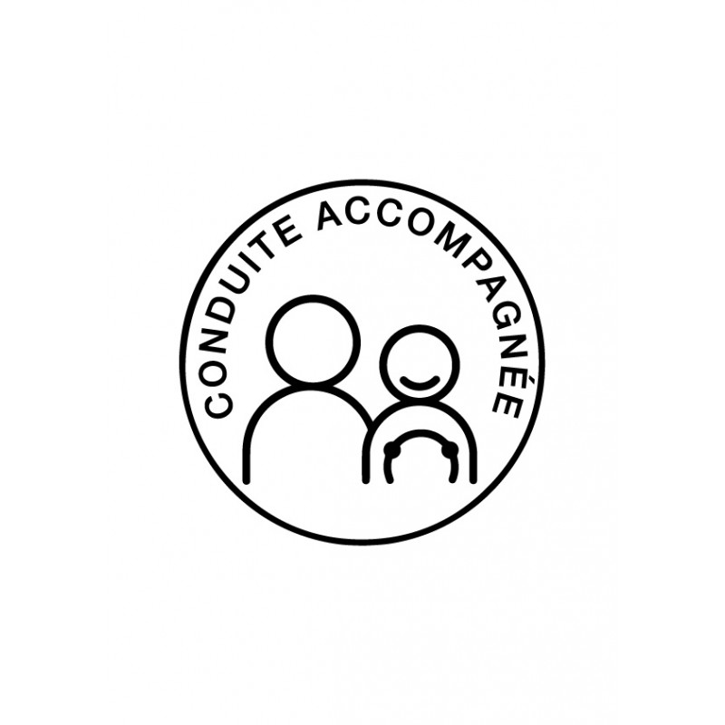 Autocollant conduite accompagnée pour voiture Autocollant conduite accompagnée pour voiture
