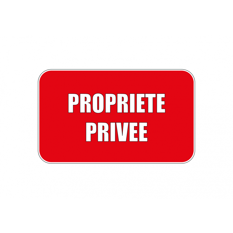 Autocollant Propriété privée, sticker