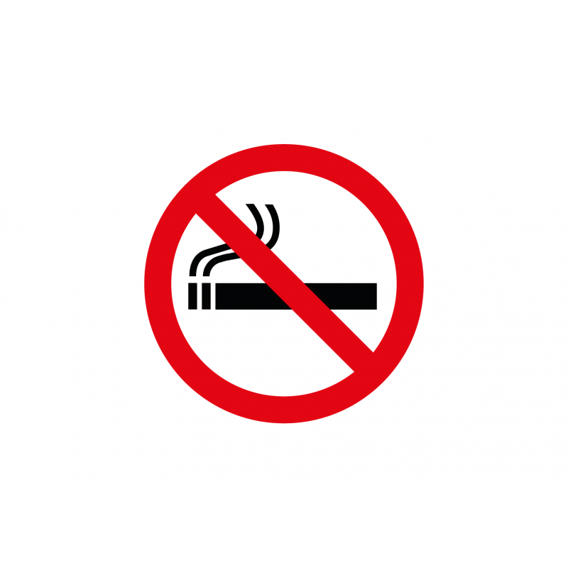 Interdit de fumer, cigarette interdite sticker autocollant