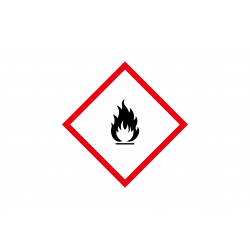 Pictogramme inflammable sticker autocollant danger inflammable
